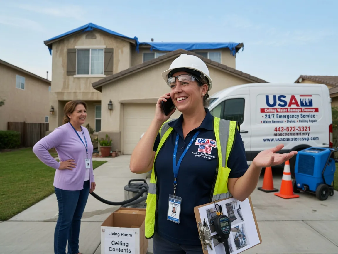 Ceiling Water Damage Restoration Folsom, CA FAQs